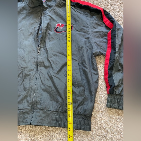 Vintage Logo Athletic Tampa Bay Buccaneers Windbreaker Jacket Size Men’s Large - Picture 5 of 11